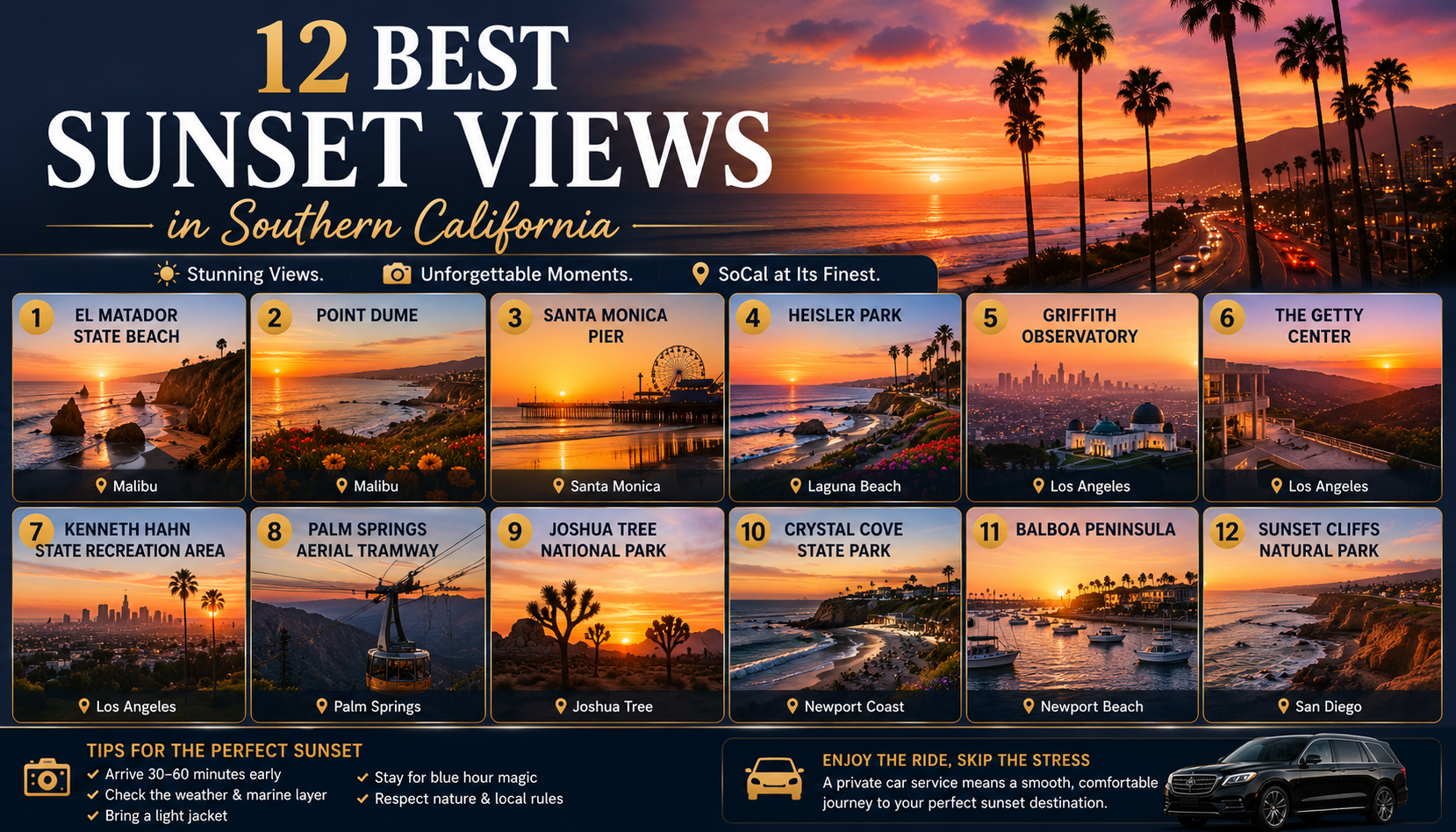 12 Best Sunset Views in Southern California