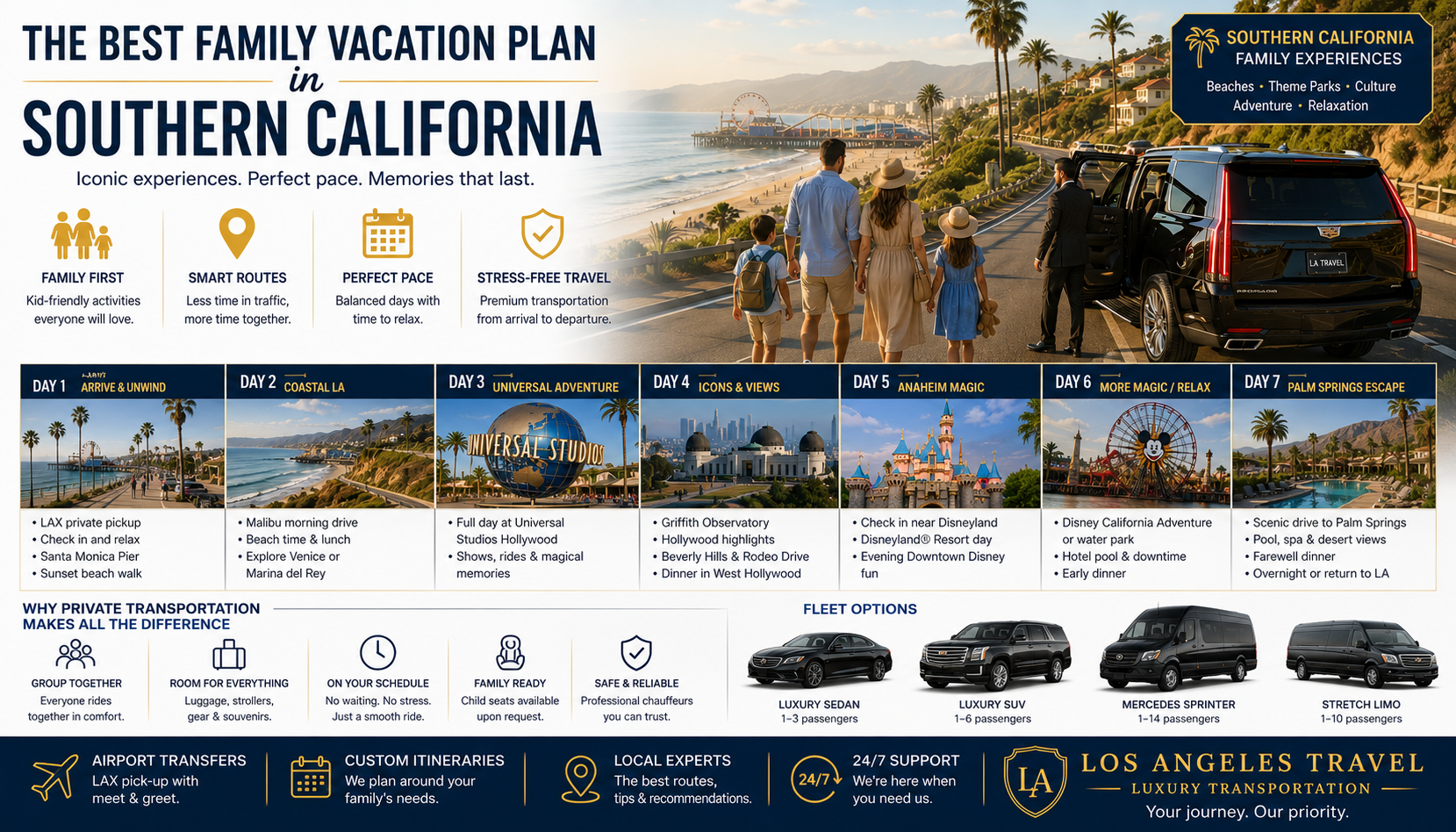 Best Family Vacation Plan in Southern California