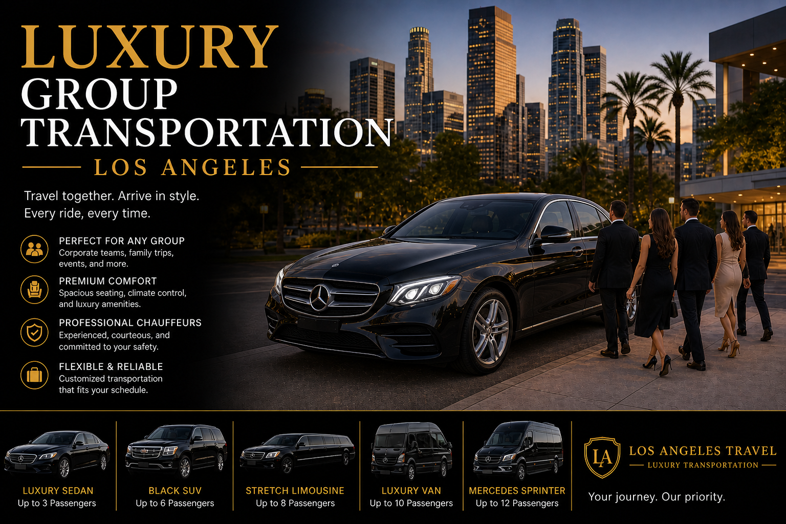 Luxury Group Transportation Los Angeles