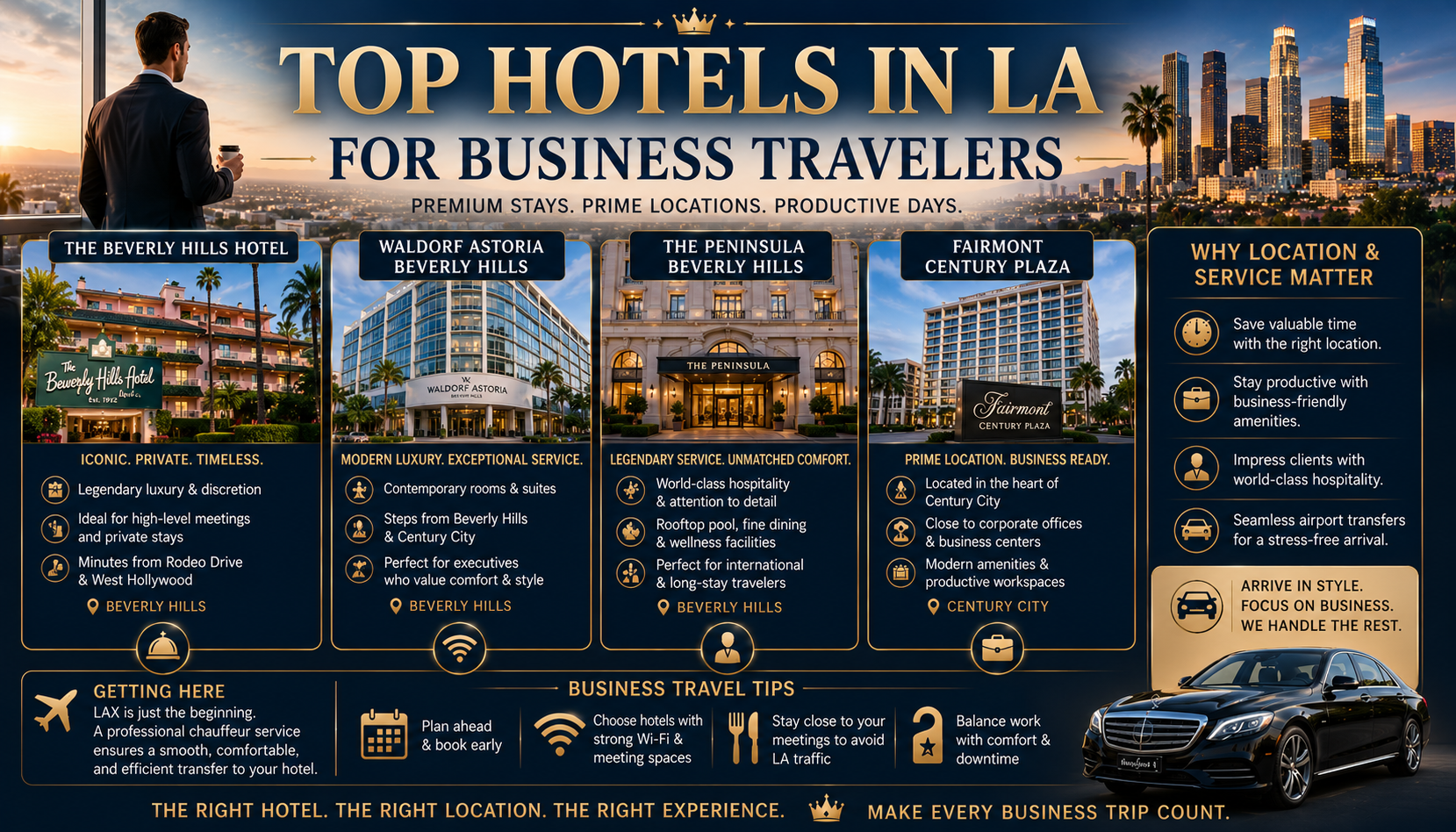 Top Hotels in LA for Business Travelers