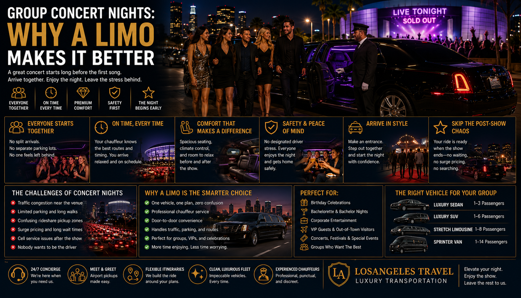 Group Concert Nights: Why a Limo Makes It Better