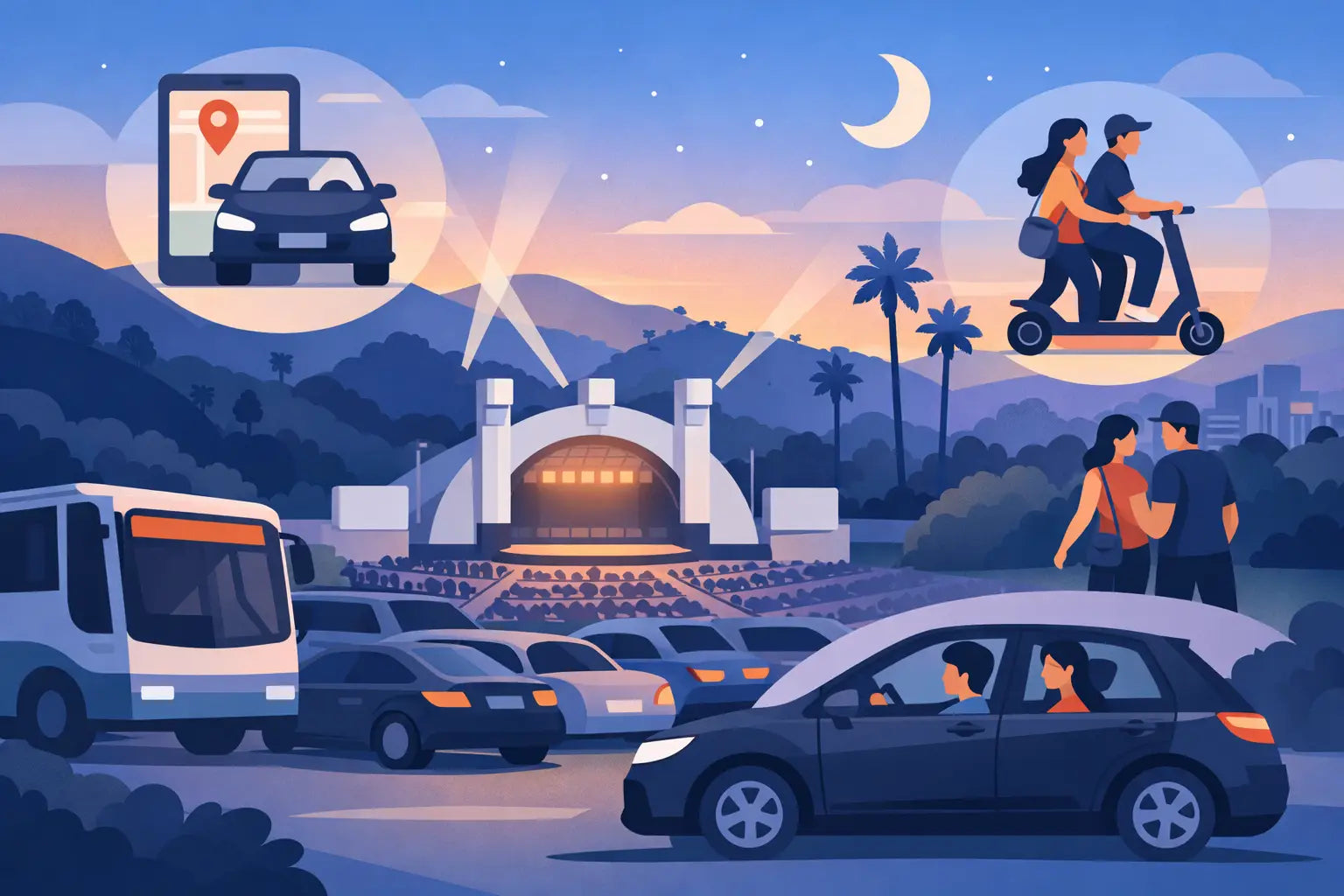 Skip the Shuttle & Parking at Hollywood Bowl